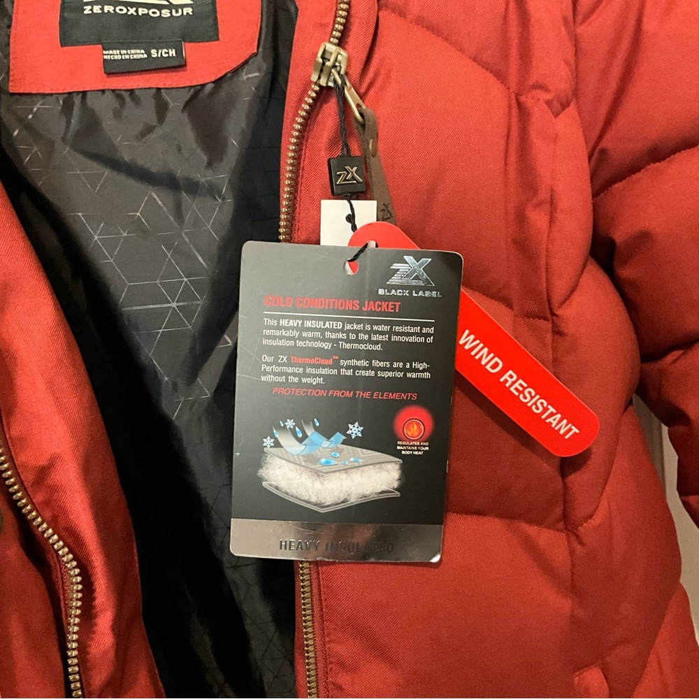 Zeroxposur Heavy Insulated Winter Jacket- Small - Picture 4 of 4